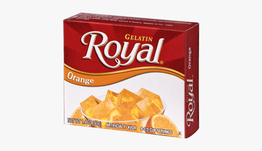 Royal Gelatin Orange - Snack, HD Png Download, Free Download