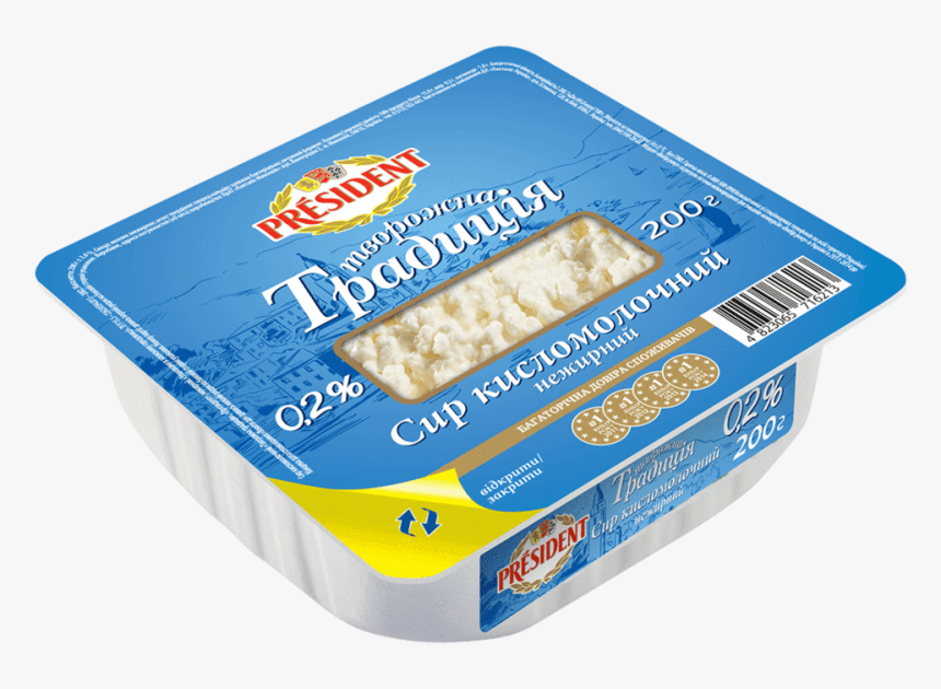 President Cottage Cheese 0.2%, HD Png Download, Free Download