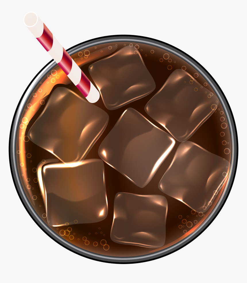 Cola With Ice Png Transparent Clip Art Image - Food, Png Download, Free Download