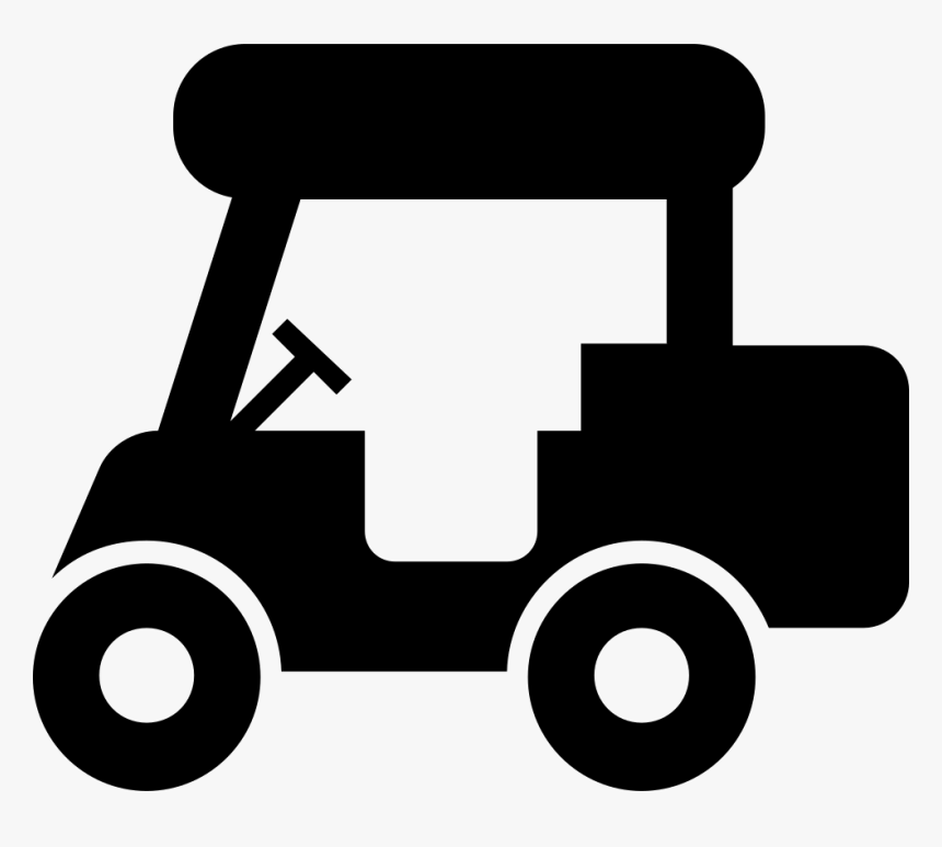 Golf Cart - Golf Cart Icon Png, Transparent Png, Free Download