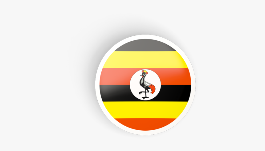 Uganda Flag Png Free Download - Uganda Round Flag Icon, Transparent Png, Free Download