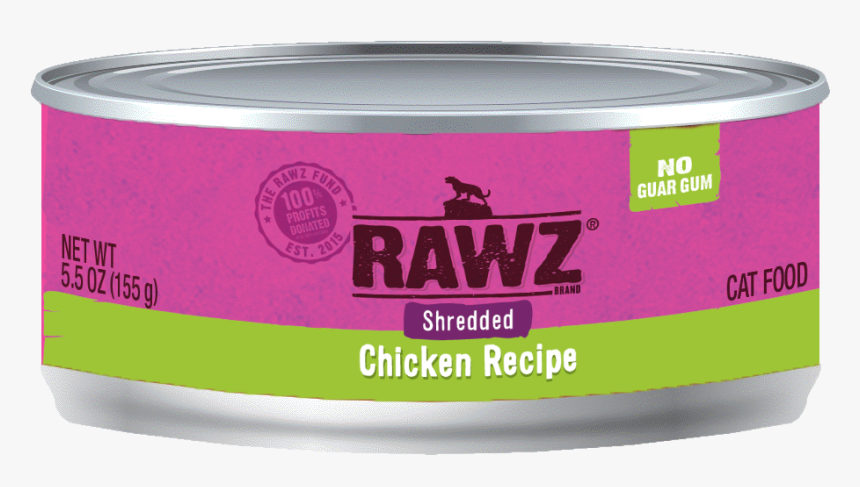 Rawz Chicken Shredded Cat Can, 3-oz - Box, HD Png Download, Free Download