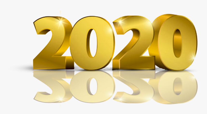 Happy New Year 2020 Text Png, Transparent Png, Free Download