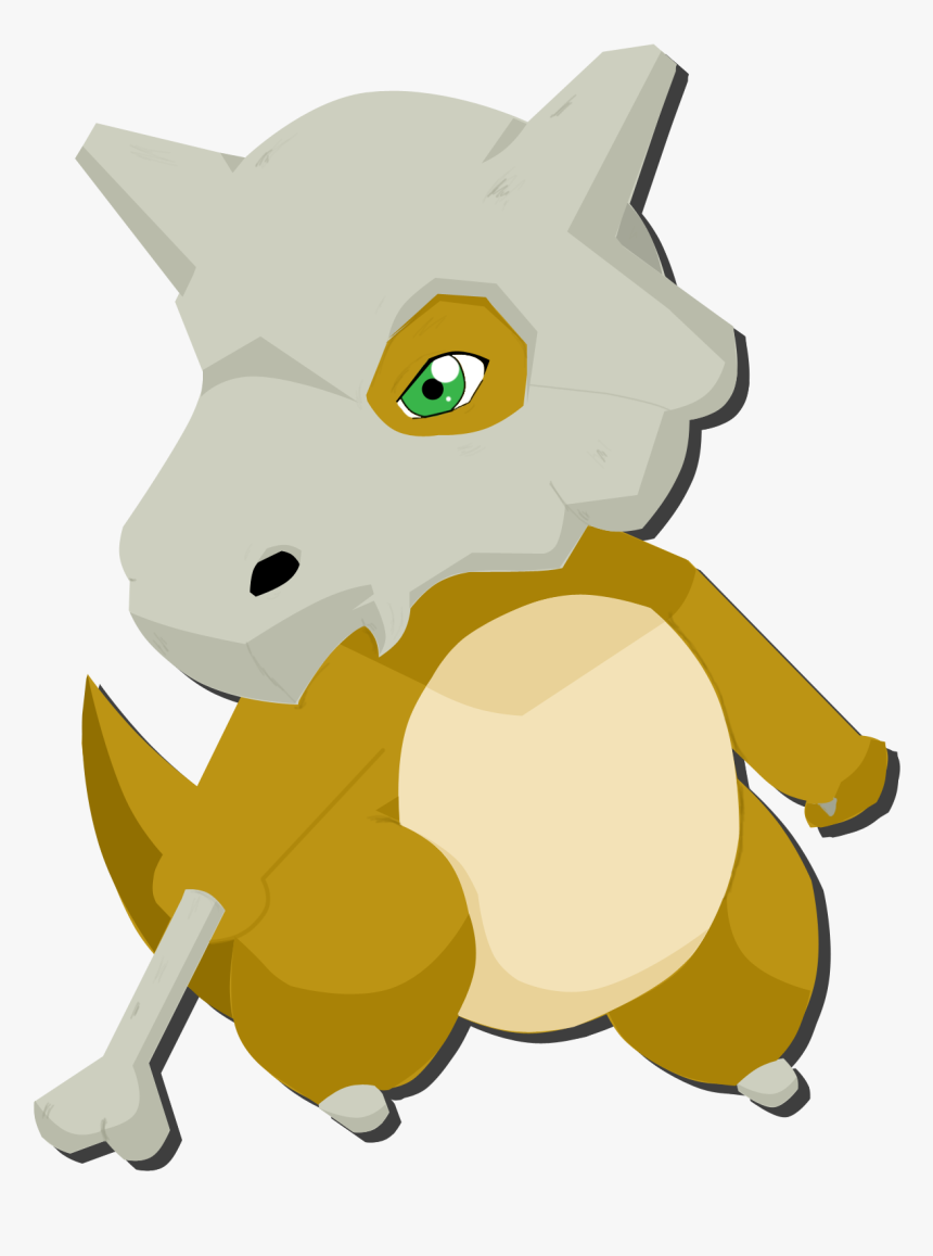 My Attempt At A Cubone - Cartoon, HD Png Download, Free Download