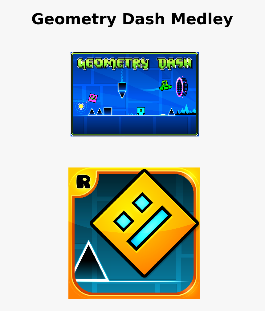 Geometry Dash App Icon, HD Png Download - kindpng