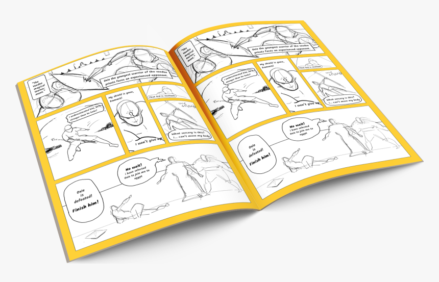 Mockup Kushobi Comic - Illustration, HD Png Download, Free Download