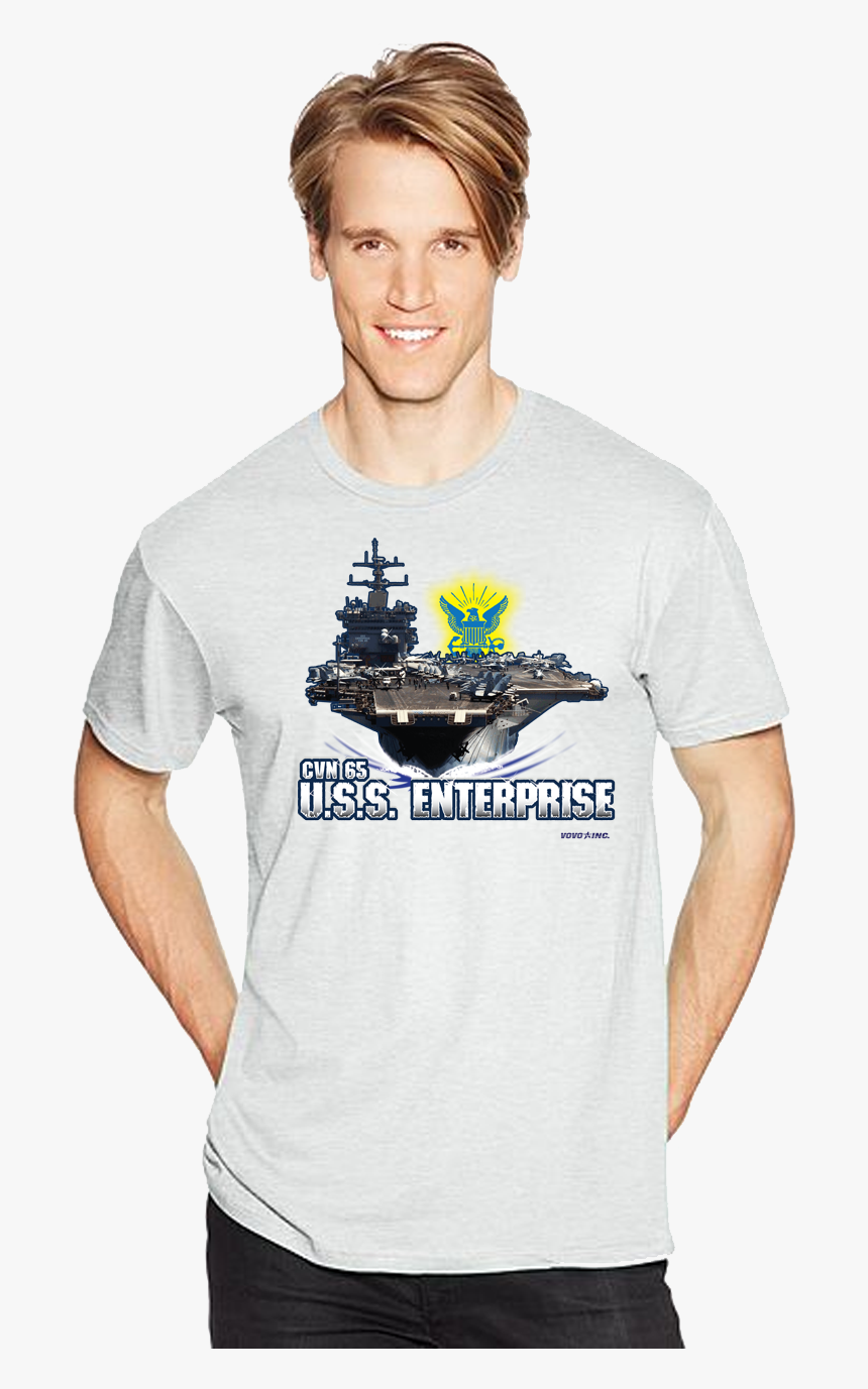 Uss Enterprise Cvn 65 Big E Aircraft Carrier Short - T-shirt, HD Png Download, Free Download