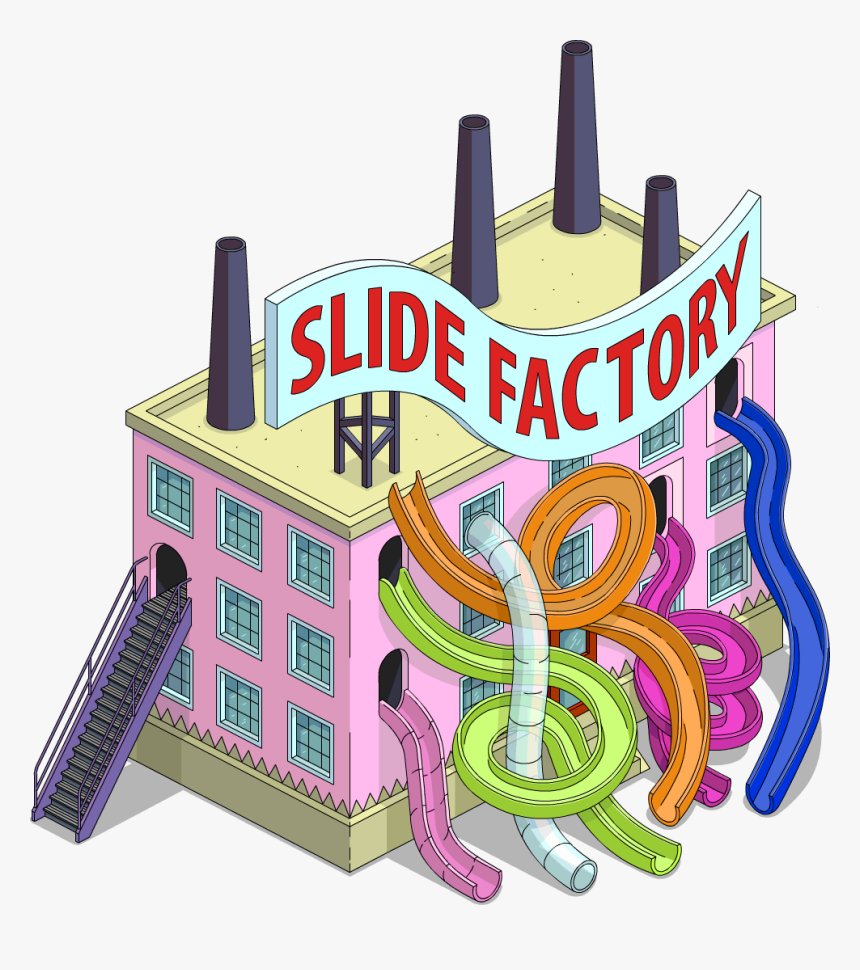 Roscoe Unlock Pix - Simpsons Slide Factory, HD Png Download, Free Download