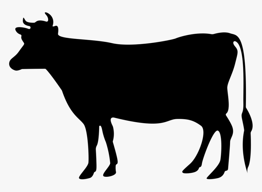 Beef - Cow Black Clipart, HD Png Download, Free Download