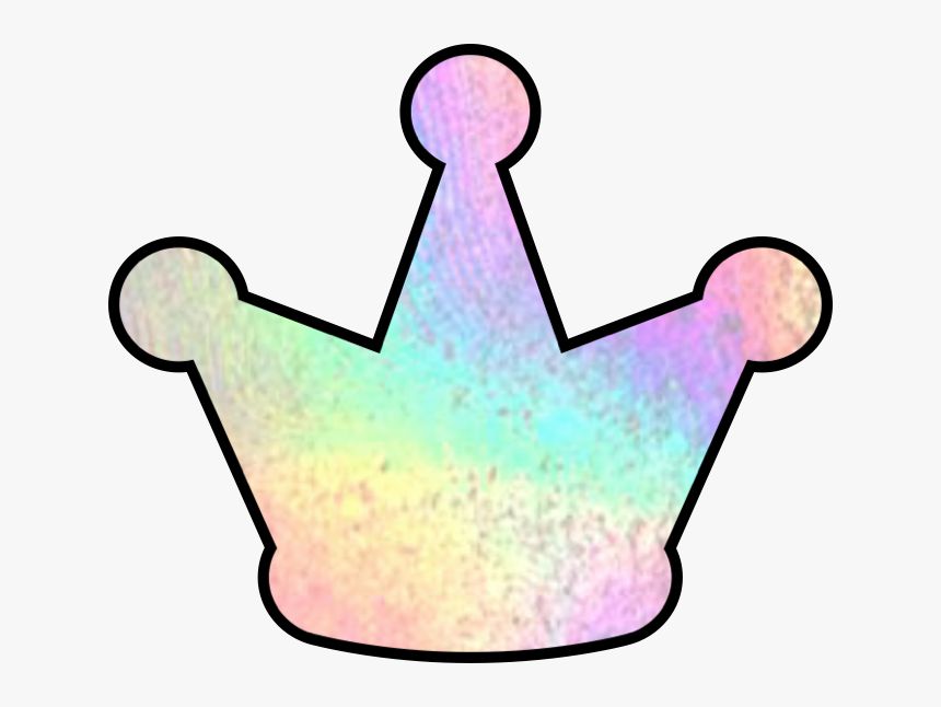 Holographic Holo Crown Freetoedit Clipart , Png Download, Transparent Png, Free Download
