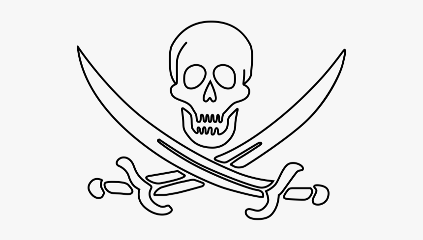 Pirates - Transparent Jack Rackham Flag, HD Png Download, Free Download