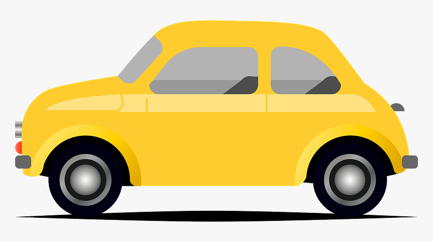 Fiat 500 Car Clipart - Fiat 500, HD Png Download, Free Download