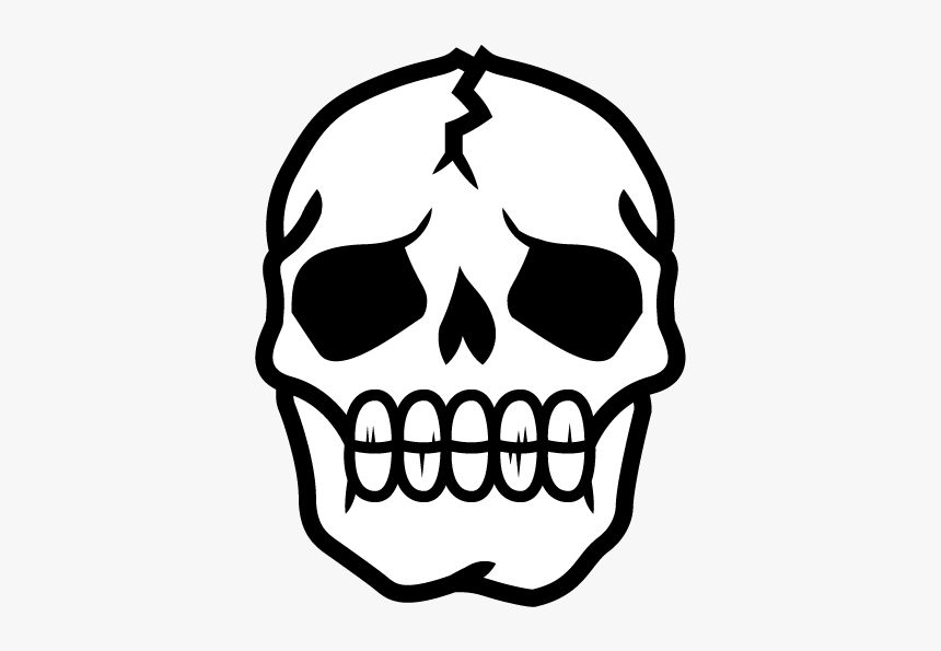 Skull Icon, HD Png Download - kindpng