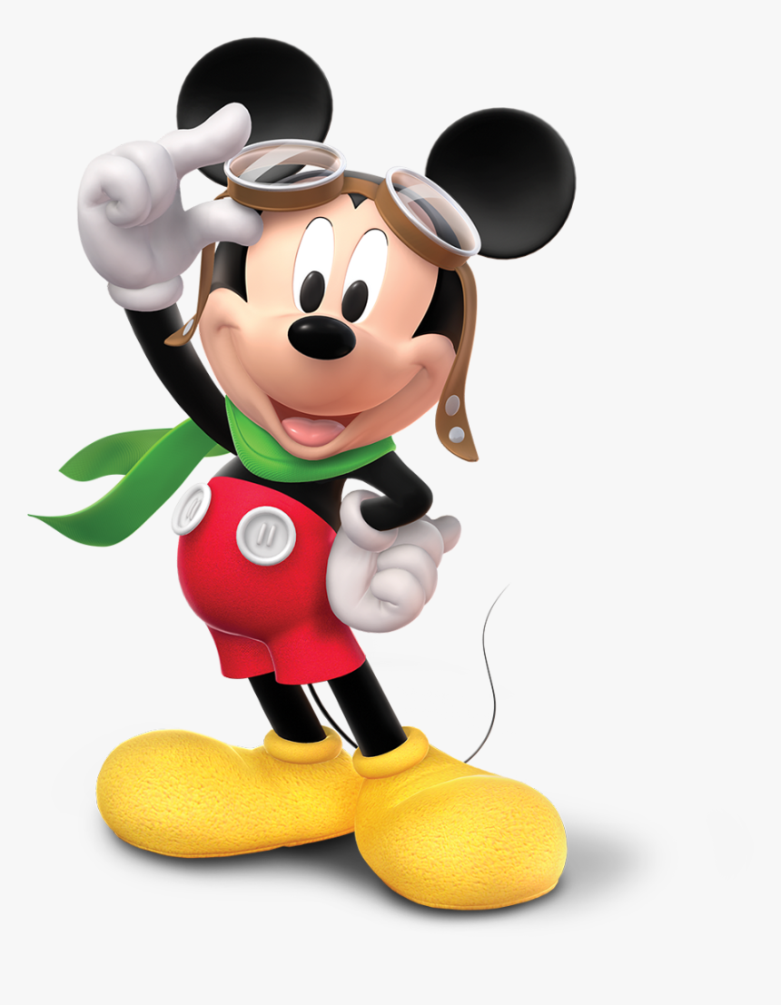 Mickey Pilot Clipart , Png Download - Mickey Mouse Pilot, Transparent Png, Free Download