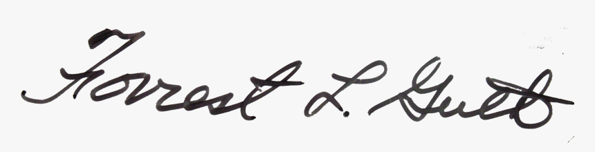 Signature Forrest Guth - Calligraphy, HD Png Download, Free Download