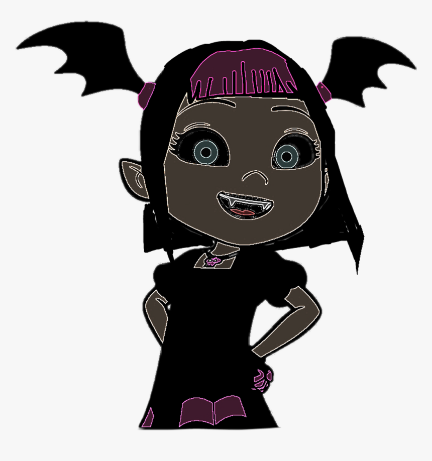 Mine Pink Pinkbangs Kawaii Myedit Edit Vampirina Goth - Vampirina Png, Transparent Png, Free Download