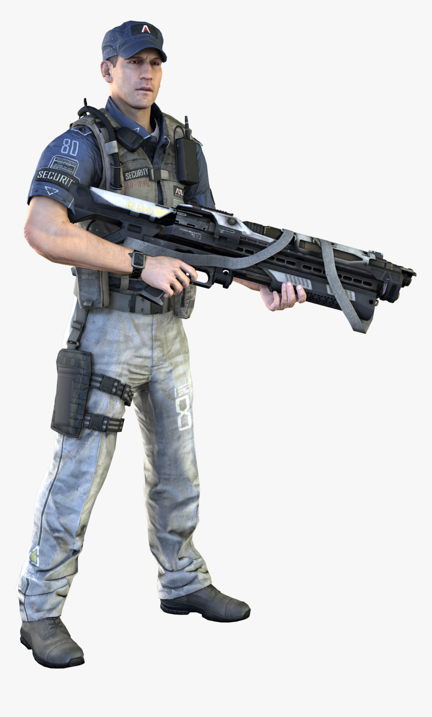 Advanced Warfare Zombies Png - Assault Rifle, Transparent Png, Free Download