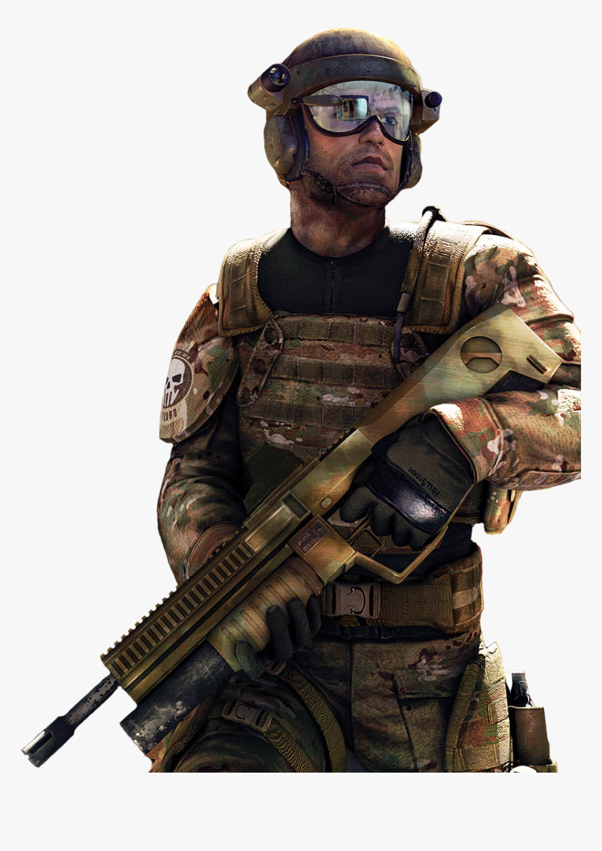 Ghost Recon Advanced Warfighter , Png Download - Call Of Duty Modern Warfare Character Png, Transparent Png, Free Download