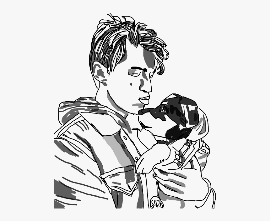 #art #puppy #dog #outline #drawing #cute #thechainsmokers - Puppy Dog Sketch, HD Png Download, Free Download