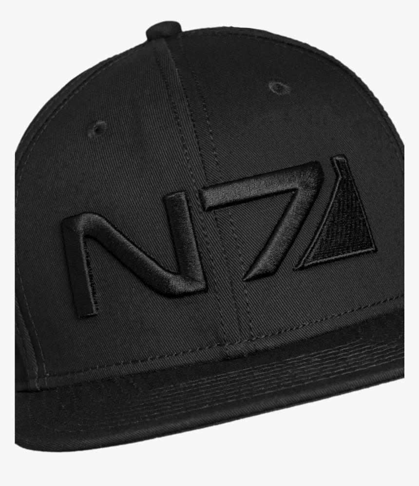 Mass Effect N7 All Black Snapback - Beanie, HD Png Download, Free Download