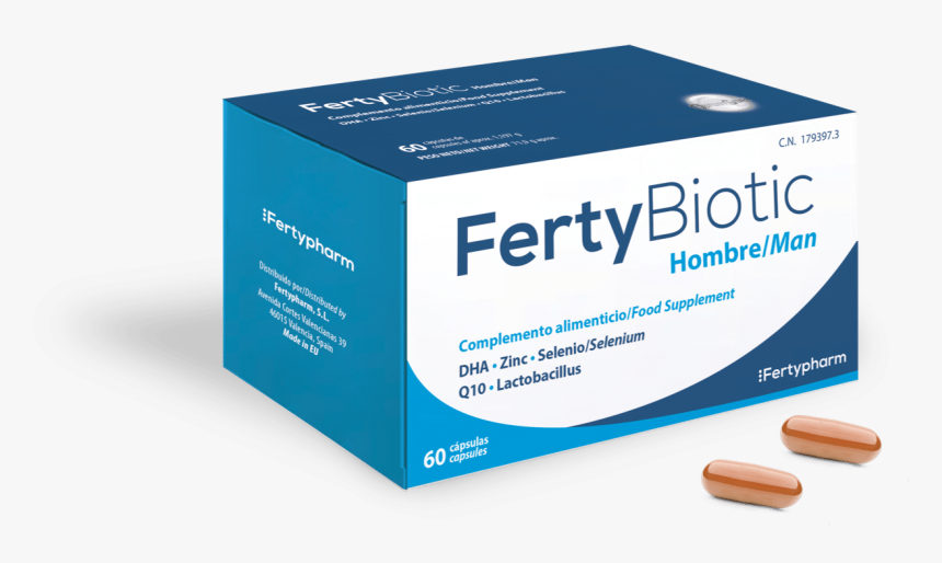 Fertybiotic Hombre Capsulas - دواء Ferty Biotic, HD Png Download, Free Download