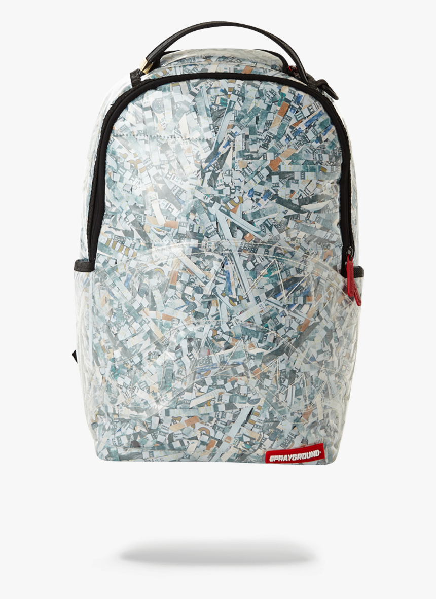 Sprayground Shredded Money Backpack, HD Png Download, Free Download