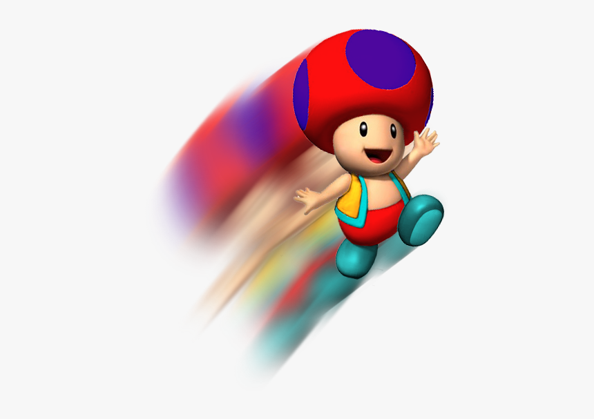 Toad Transparent Jumping Mario - Toad Mario, HD Png Download, Free Download