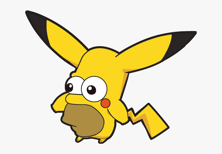 Pikachu Con Cara De Homero Simpson, HD Png Download, Free Download