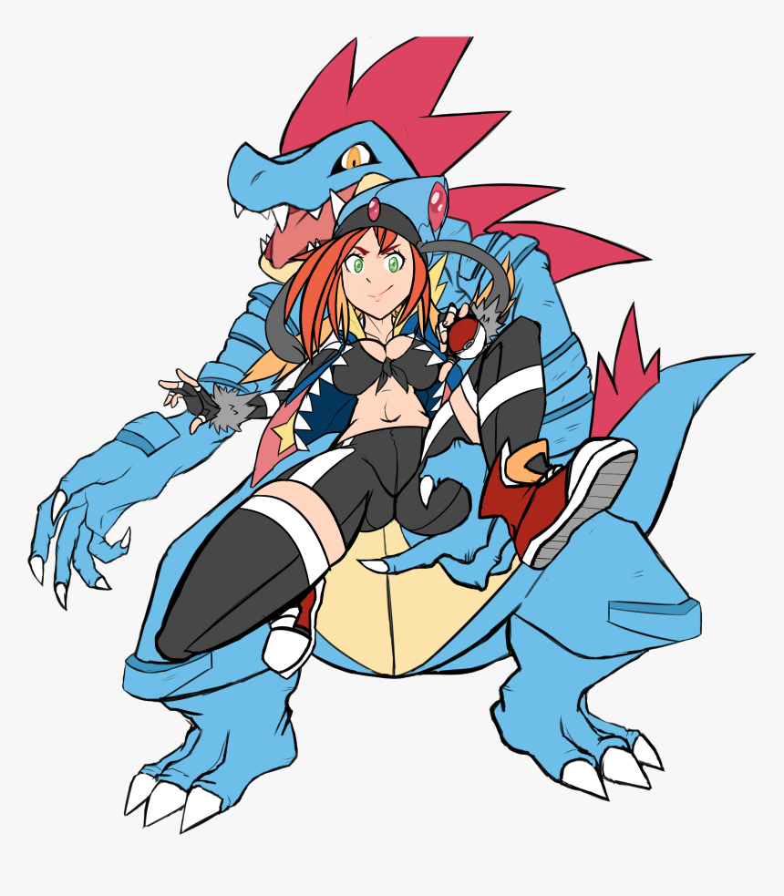 Athena &amp - Feraligatr, HD Png Download, Free Download