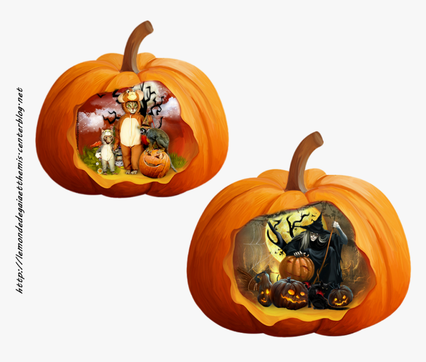 Citrouille Pumpkin Png - Halloween, Transparent Png, Free Download