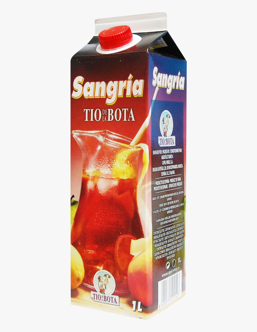 Sangria Tio De La Bota 1 Ltr - Chocolate Spread, HD Png Download, Free Download