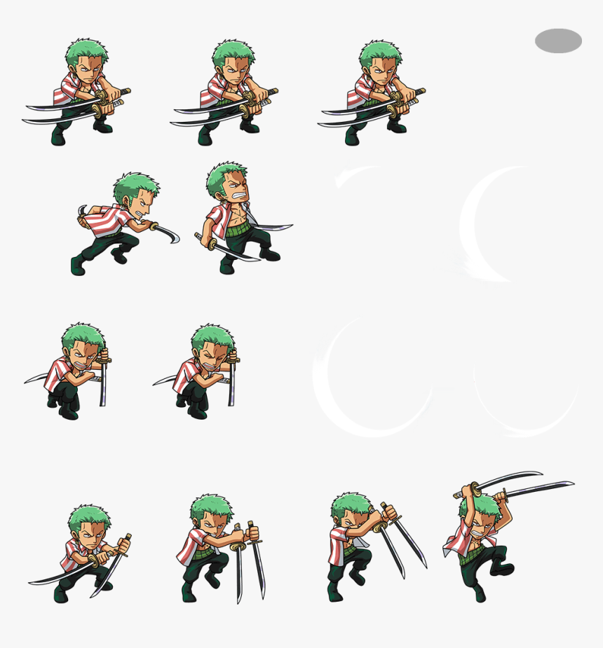 One Piece Zoro Sprite, HD Png Download, Free Download