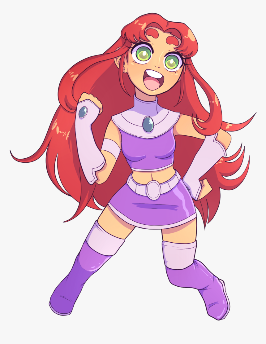 Cartoon Starfire, HD Png Download, Free Download