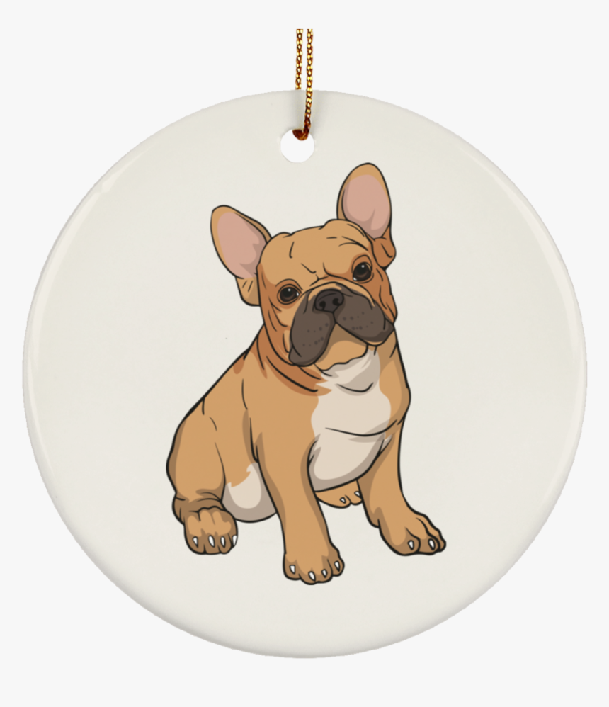 French Bulldog Dog Ornament Christmas Tree Ornaments - Transparent Background French Bulldog Clipart, HD Png Download, Free Download