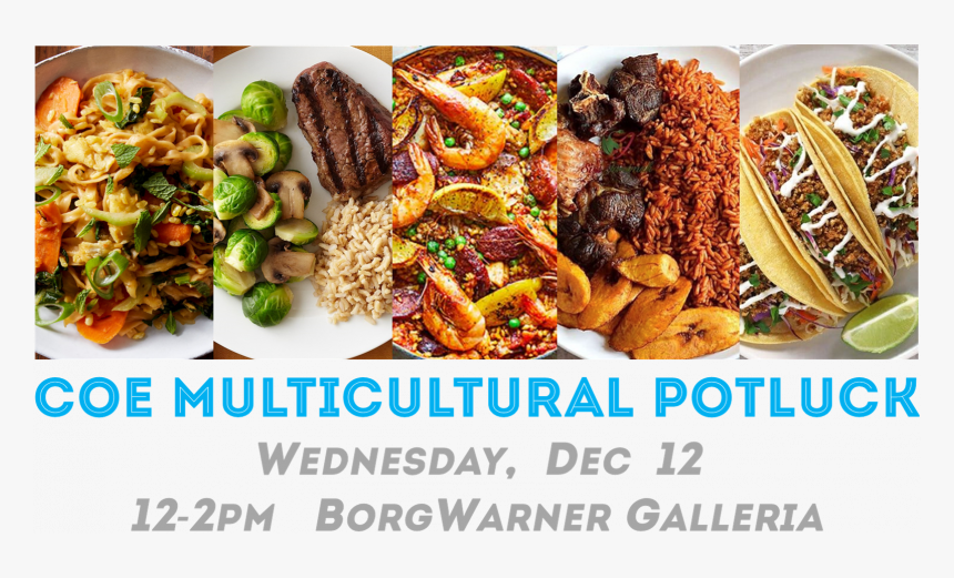 Coe Multicultural Potluck - Multicultural Potluck, HD Png Download, Free Download