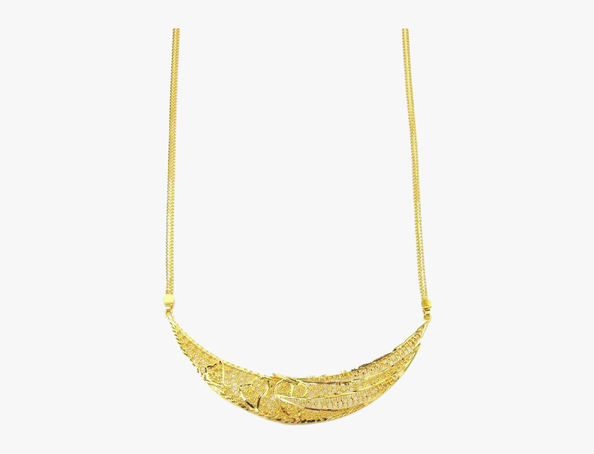 22k Gold Necklace Png Transparent Background - Necklace, Png Download, Free Download