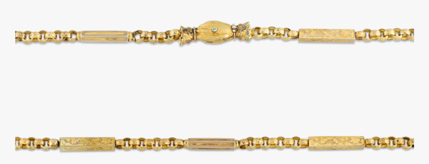 Georgian Gold Chain Necklace - Chain, HD Png Download, Free Download