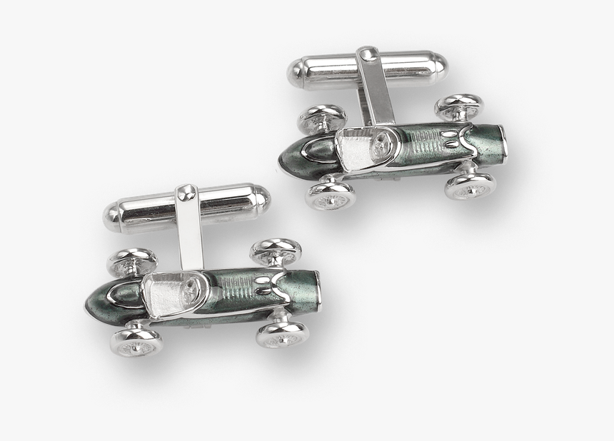 Nicole Barr Designs Sterling Silver Racecar T Bar Cufflinks - Buckle, HD Png Download, Free Download