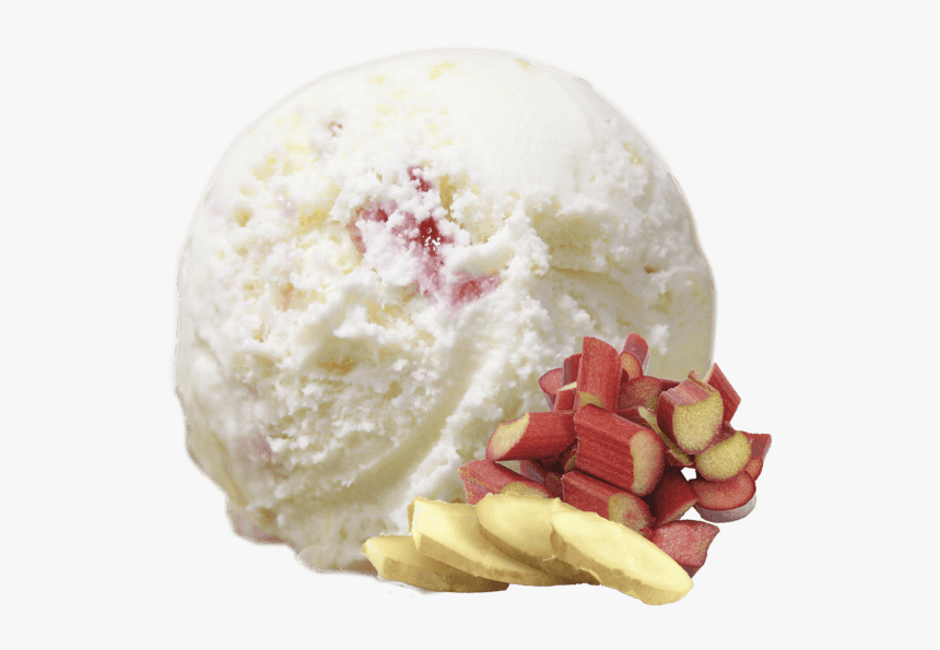 Rhubarb And Ginger Scoop - American Ice Cream Png, Transparent Png, Free Download