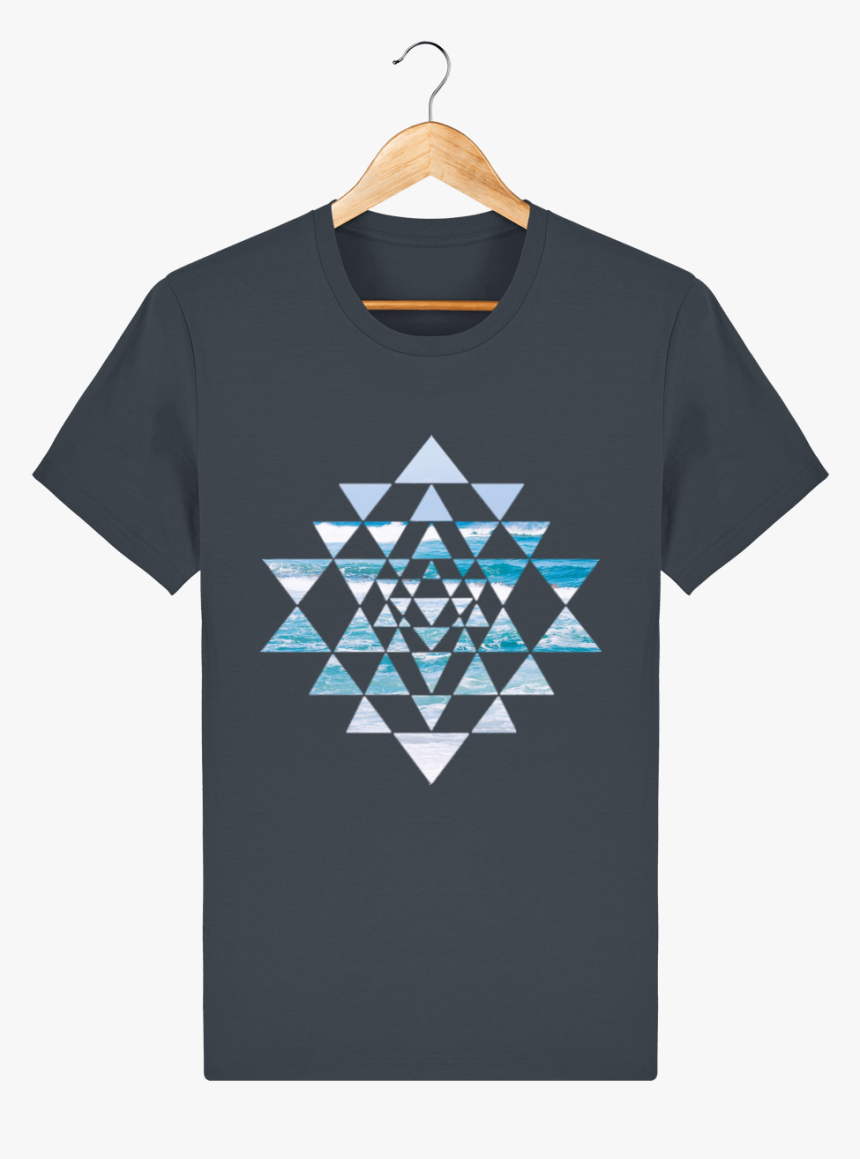 T-shirt Unisexe "sri Yantra Océan""
 Class= - T-shirt, HD Png Download, Free Download