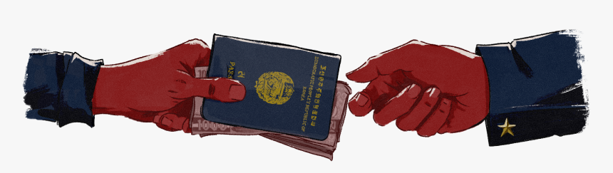 North Korea Passport - Hand, HD Png Download, Free Download