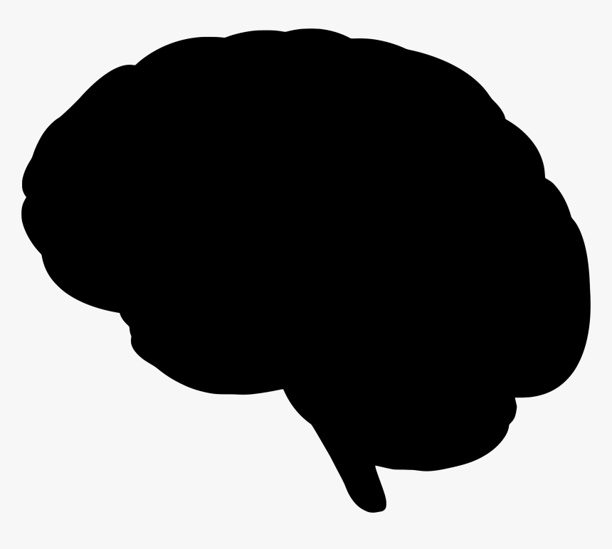 Brain Silhouette - Brain Silhouette No Background, HD Png Download, Free Download