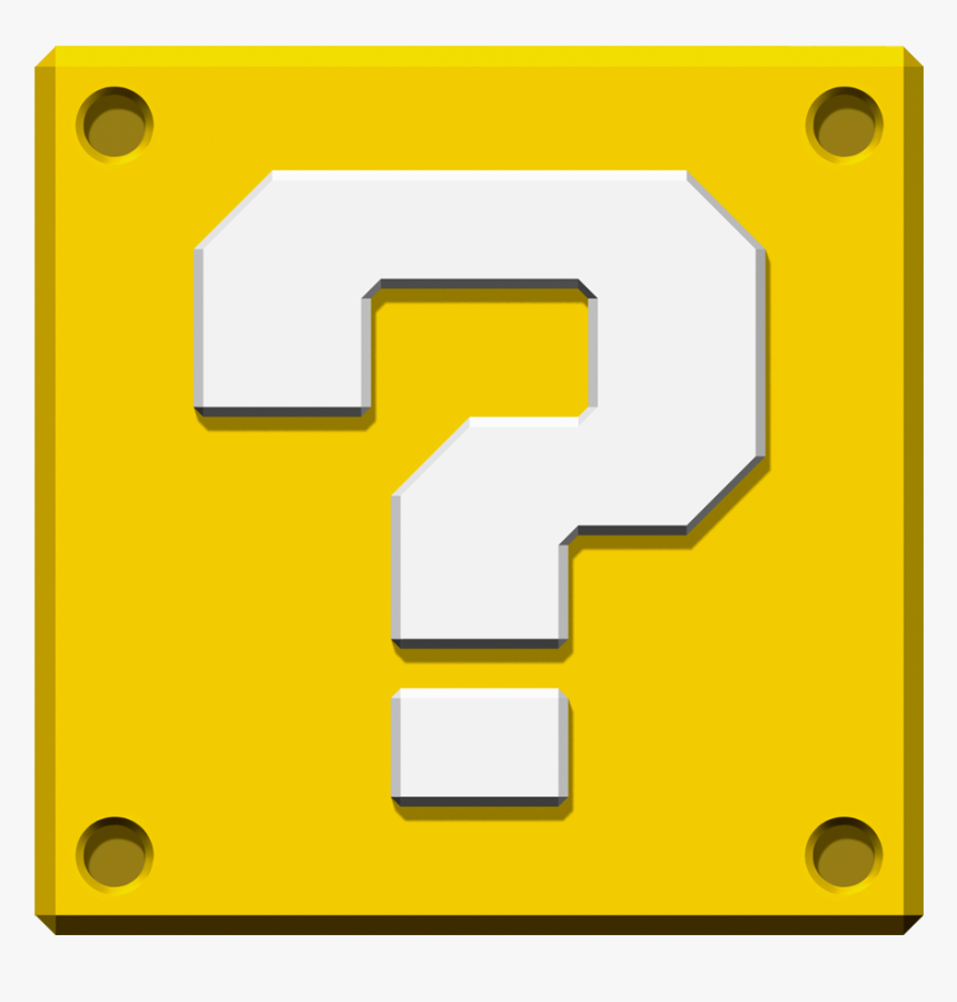 Super Mario Question Block, HD Png Download, Free Download