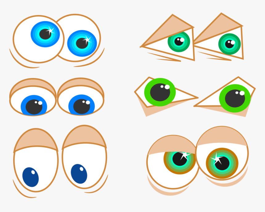 Cartoon Eyes - Ojos Y La Vista, HD Png Download, Free Download