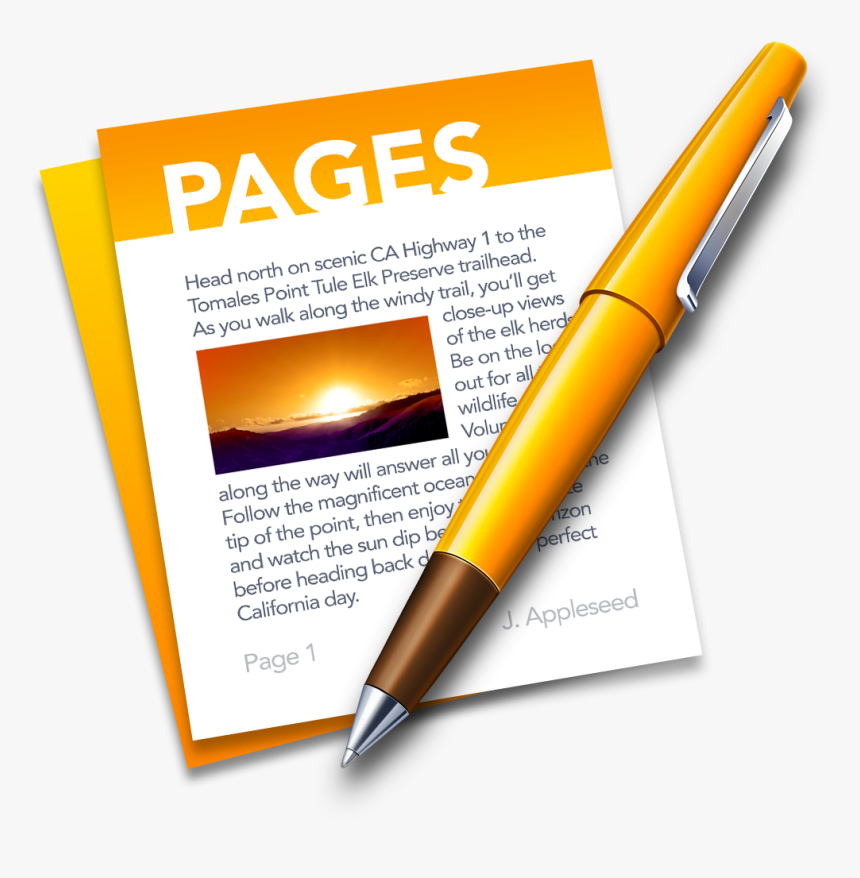 Logo Pages - Iwork Pages, HD Png Download, Free Download