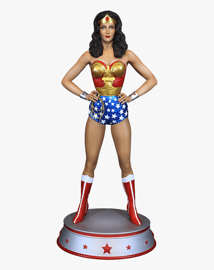 Estátua Mulher Maravilha - Tweeterhead Lynda Carter Wonder Woman, HD Png Download, Free Download