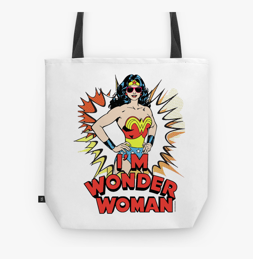 Bolsa Mulher Maravilha De Filipe Costana - Wonder Woman Retro Cartoon, HD Png Download, Free Download