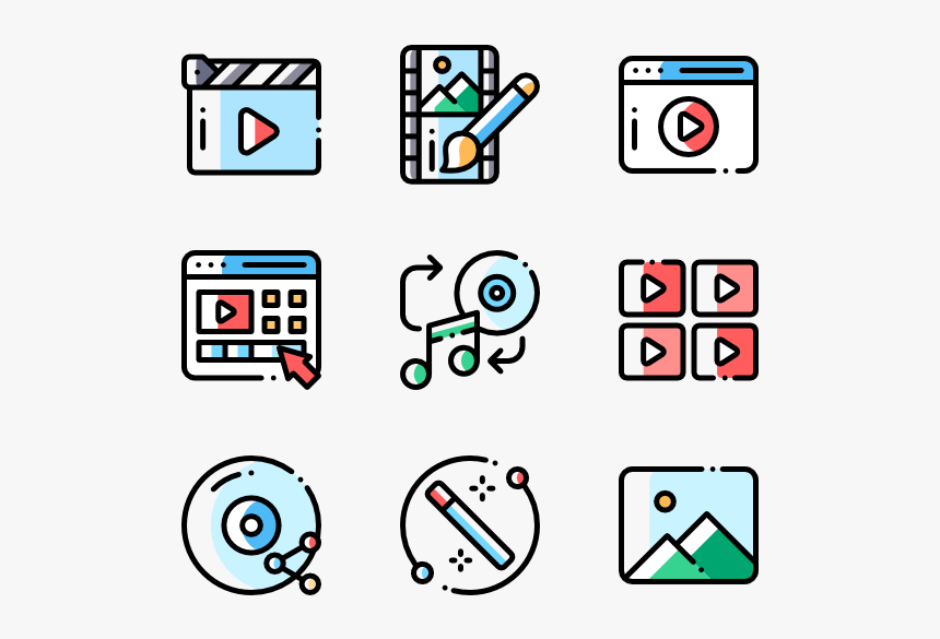 Audio And Video Edition - Home Automation Icons, HD Png Download, Free Download