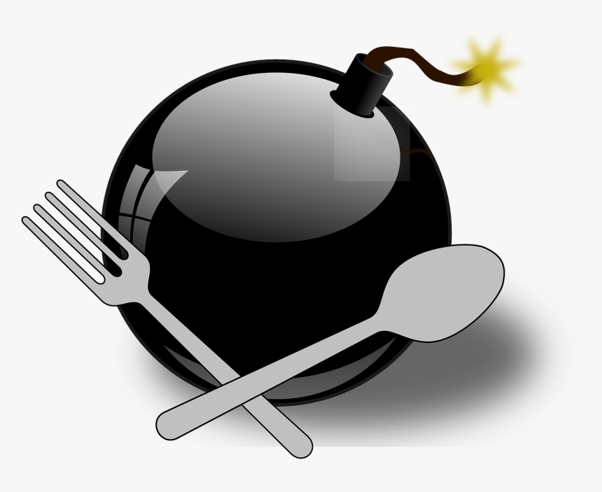 Bomb Lit Fuse Explosive Spark Isolated Black - Denial Of Service Icon, HD Png Download, Free Download