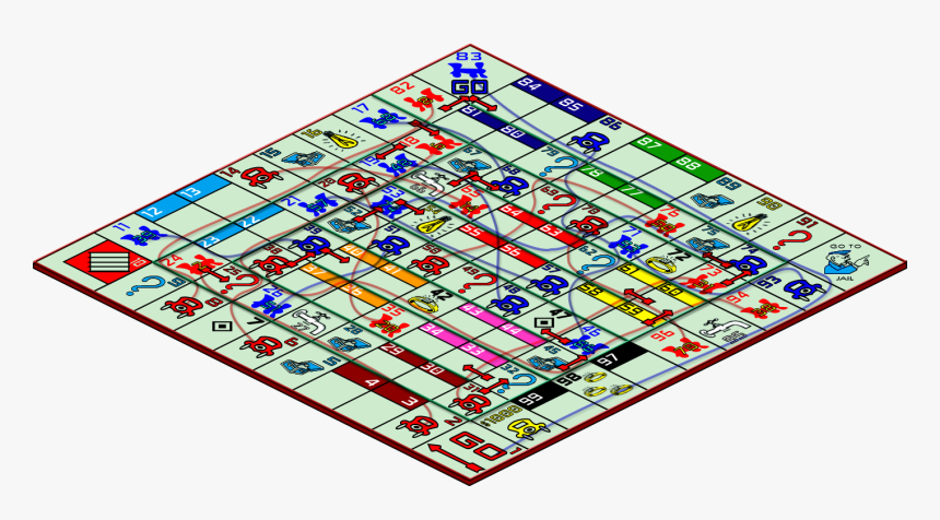 Snakes And Ladders Monopoly, HD Png Download, Free Download